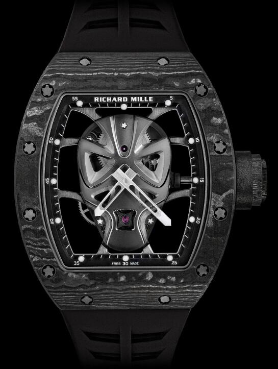 Replica Richard Mille RM 52-06 TOURBILLON MASK Black Watch Replica Richard Mille RM 52-06 TOURBILLON MASK Black Watch